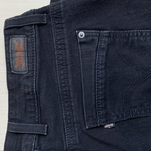 Levi Black Curvy Style Skinny Jeans Size 33 - Picture 6 of 8